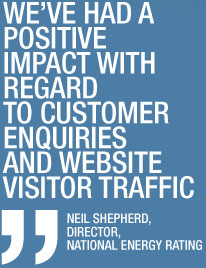 Quote from Neil Shepherd - National Energy Rating