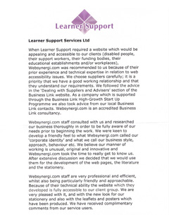 Learner Support Reference